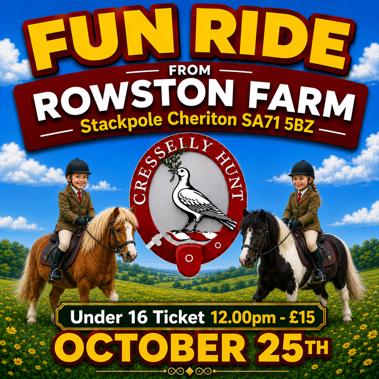 Fun Ride from Rowston Farm (12pm) - Child Ticket photo
