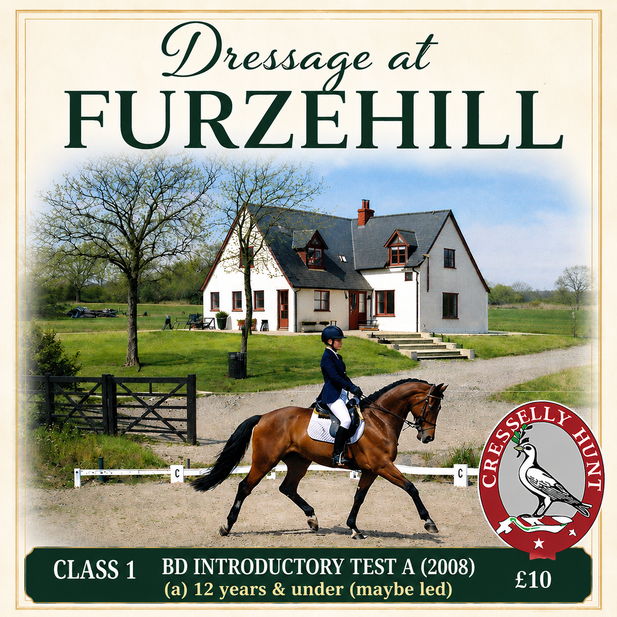 Dressage Ticket - Class 1a - July photo